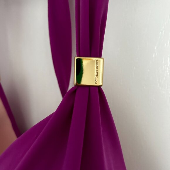 Victoria Secret Fuschia Tankini, new, never worn, size large top and bottom - Picture 2 of 8